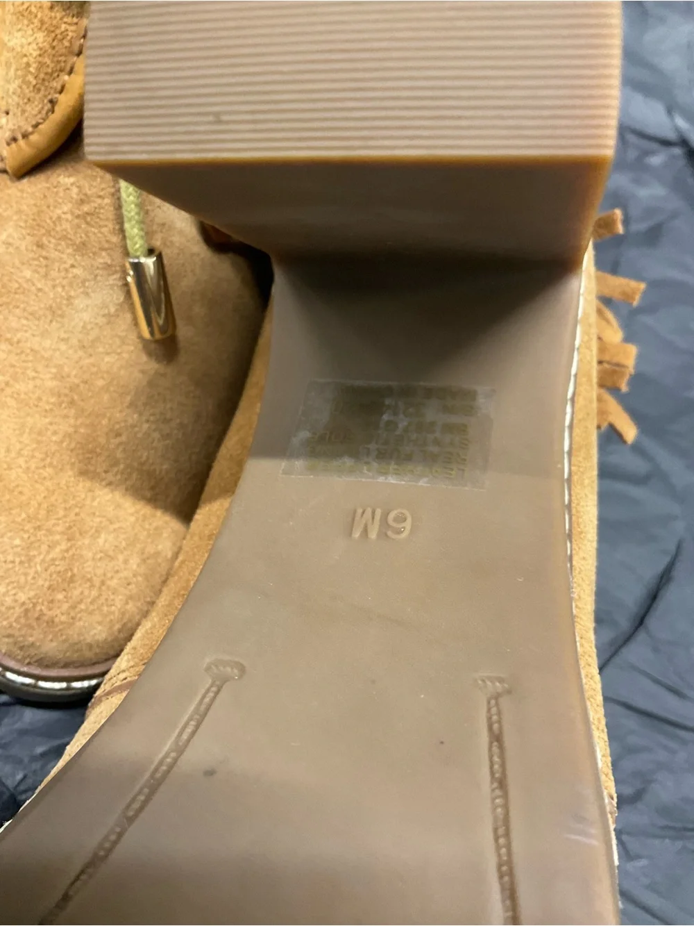 Tory Burch fringe booties
